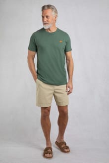Fished Branded T-Shirt Dusky Green