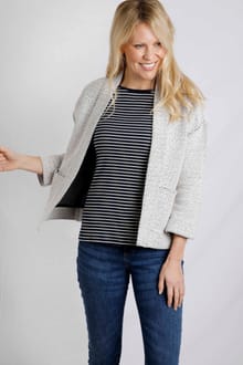 Santosh Macaroni Kimono Cardigan Ecru