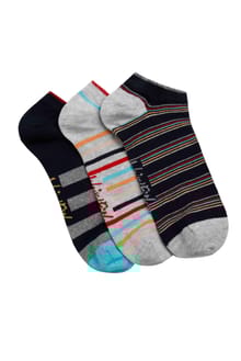 Rolph Trainer Socks 3 Pack Navy