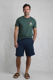 Hamilton Sunwashed Sweatshirt Shorts Navy