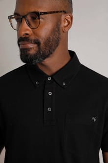 Beacon Pique Polo Shirt Black