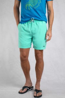 Banning Recycled Polyester Swim Shorts Aqua Marine