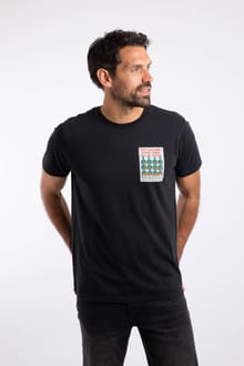 Hey Teacher Back Print Artist T-Shirt Black