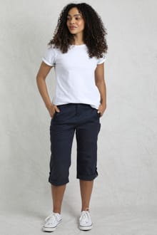Salena 3/4 Length Trousers Navy