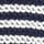 Juliet 1/4 Zip Stripe Macaroni Sweatshirt Navy