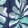 Harini Organic Cotton Double Cloth Printed Midi Skirt Aqua Marine