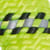 Wilf Reflective Rope Dog Lead Acid Lime