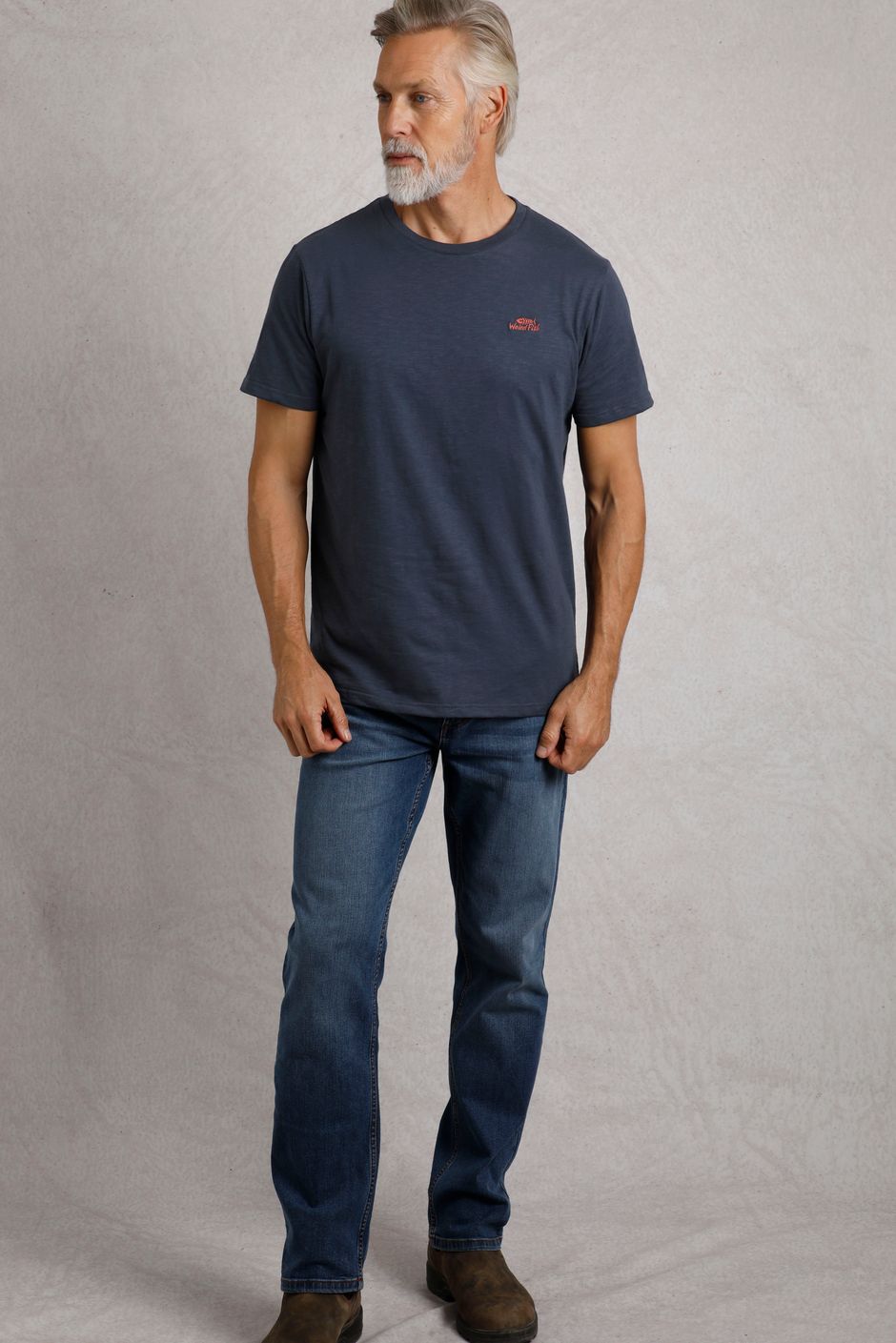 Fished Branded T-Shirt Navy