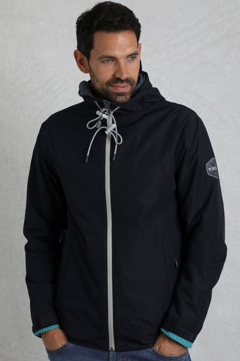 Prescott Waterproof Packable Jacket  Black