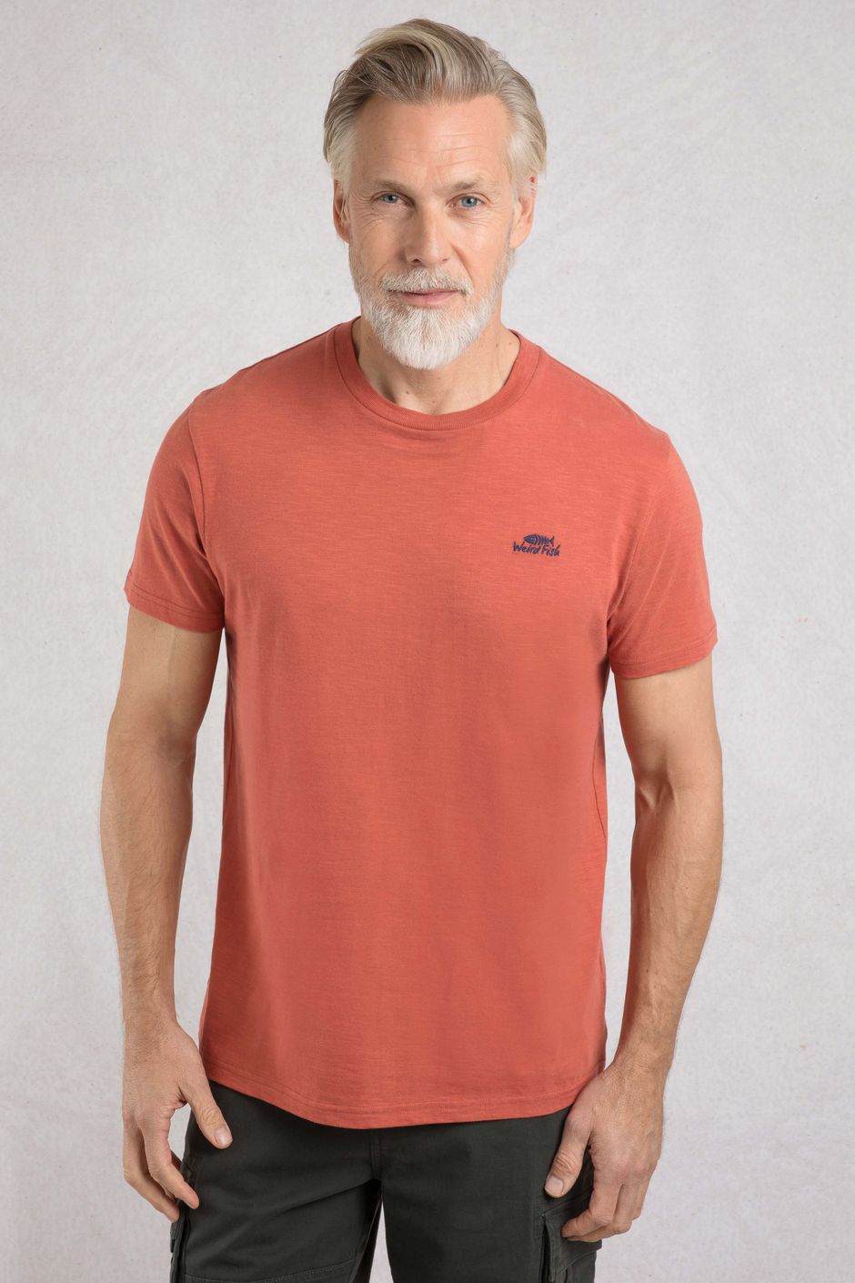 Fished Branded T-Shirt Baked Clay