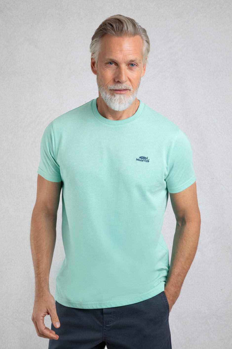 Fished Branded T-Shirt Aqua Marine