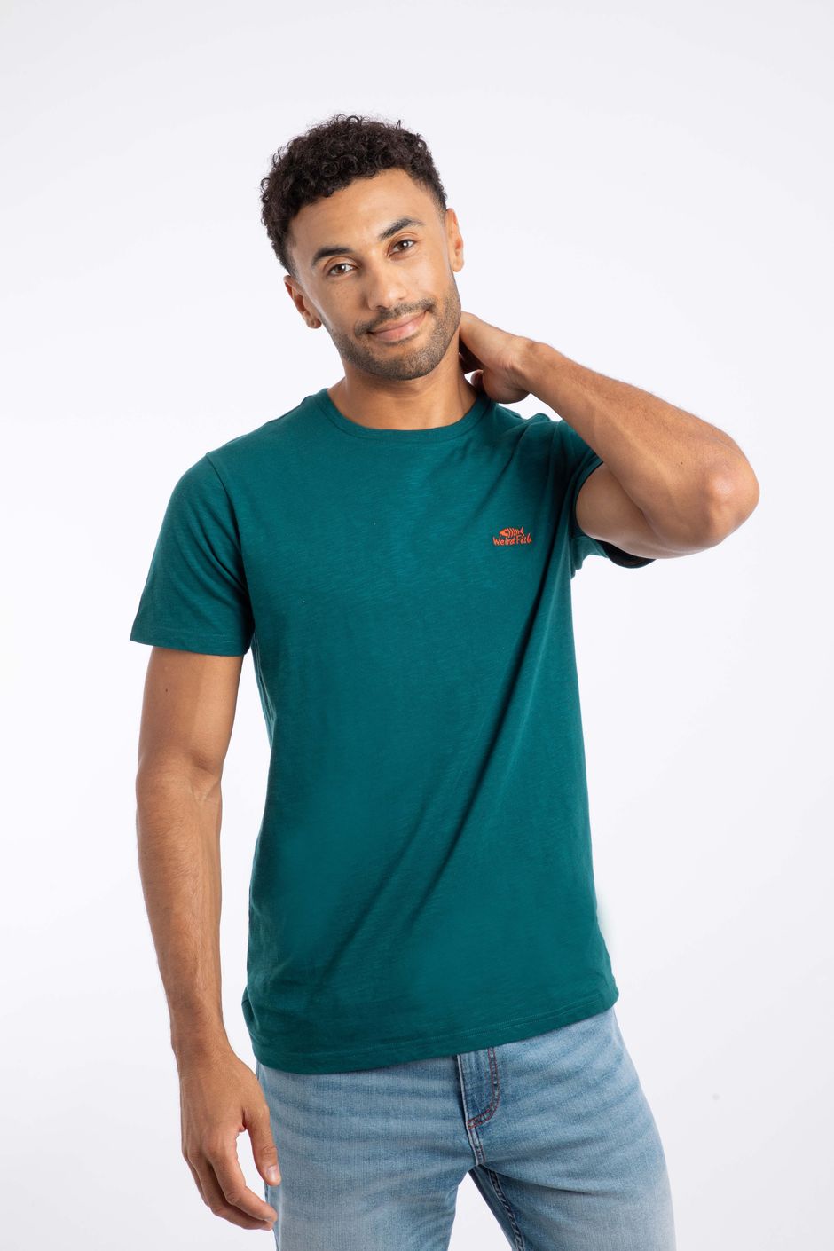 Fished Branded T-Shirt Deep Teal