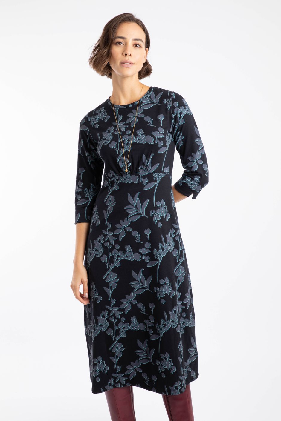 Felicity Printed Jersey Midi Dress Spring Lake